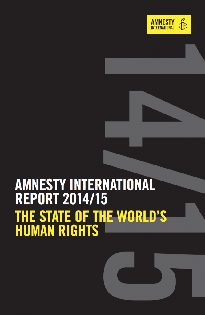 Amnesty International Report 2014/15: the State of the World’s Human ...