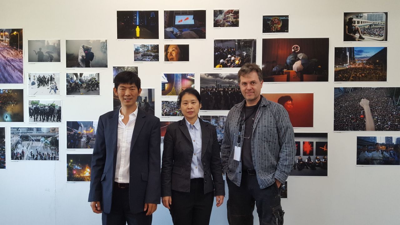 CAG Christians Mr. Hou, his wife and a representative of the hosts