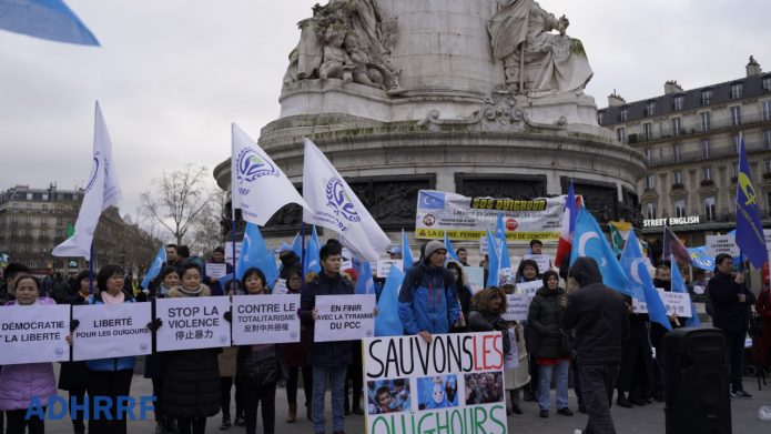 Paris Rally Calls for Gov’s Heed to Uyghurs, Urges China to Close Camps