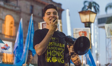 Australian student activist Drew Pavlou