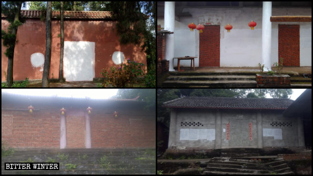 Multiple temples were shut down in Neijiang city last year.