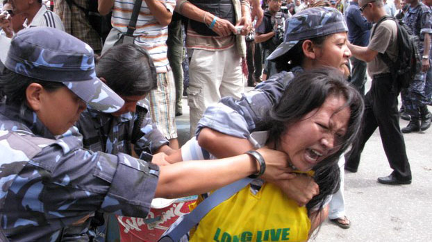 Nepalese police arrest protesters calling for Tibetan freedom
