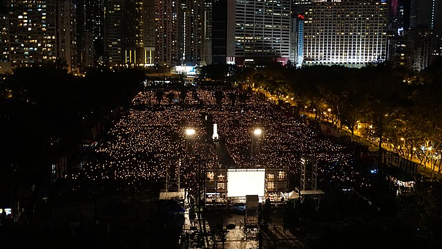 Victoria Park June 4th Vigil in 2018