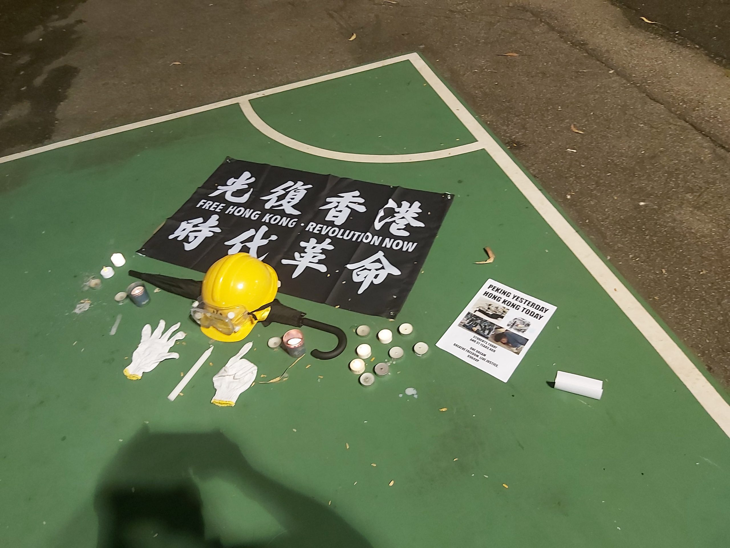Candlelight vigil for the 31st anniversary of the June 4th incident in Victoria Park, Hong Kong