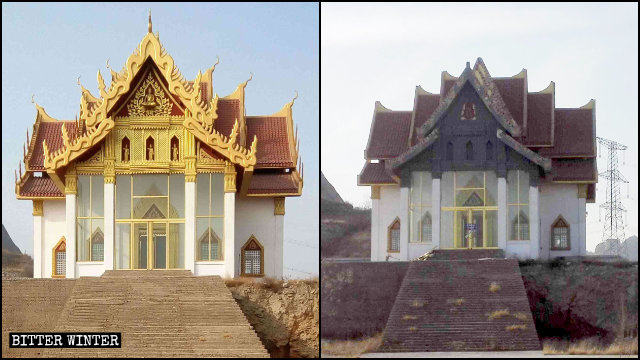 The appearance of the temple’s Lasa Hall was changed completely.