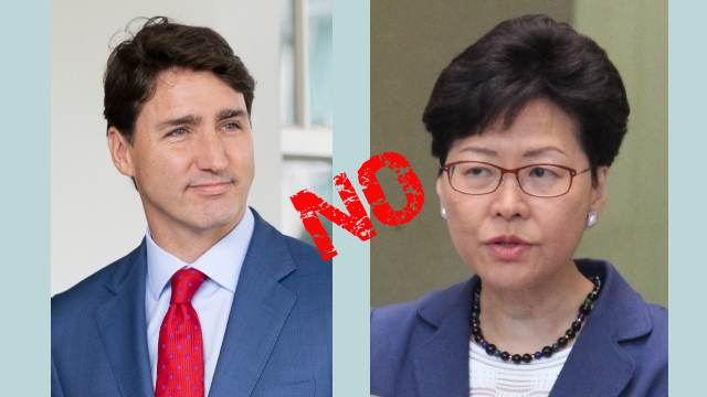 Canada leader and Hong Kong leader