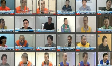 A montage of televised forced confessions of dissidents, foreign human rights activists and others carried by China's state TV between July 2013 and January 2020 and documented by the rights NGO Safeguard Defenders in a submission this week to the U.N. Special Rapporteur.