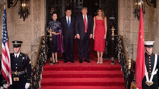 President Trump with President Xi, April 2017