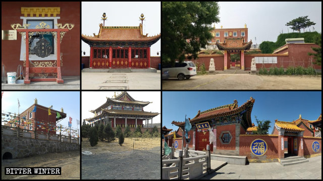 The original appearances of the Fuyun Temple.