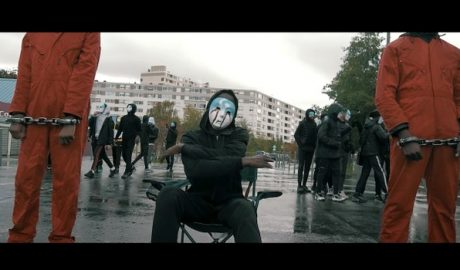 A still frame from the music video for Kalash MQS rap song 'Hall.'