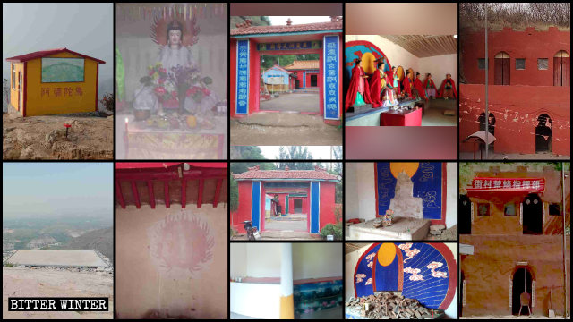 Numerous folk religion temples in Hebei Province were demolished.