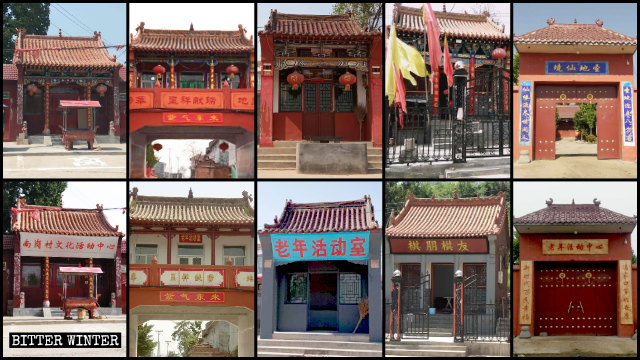 The government has taken over numerous folk religion temples across Linzhou.