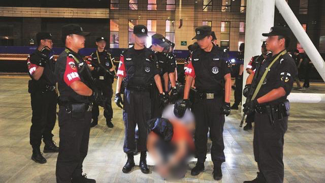 The CCP police arrest operation