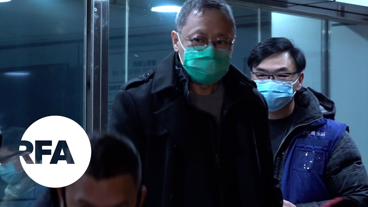 Democracy Activist Benny Tai Departs Hong Kong Police Station on Bail After Mass Arrest